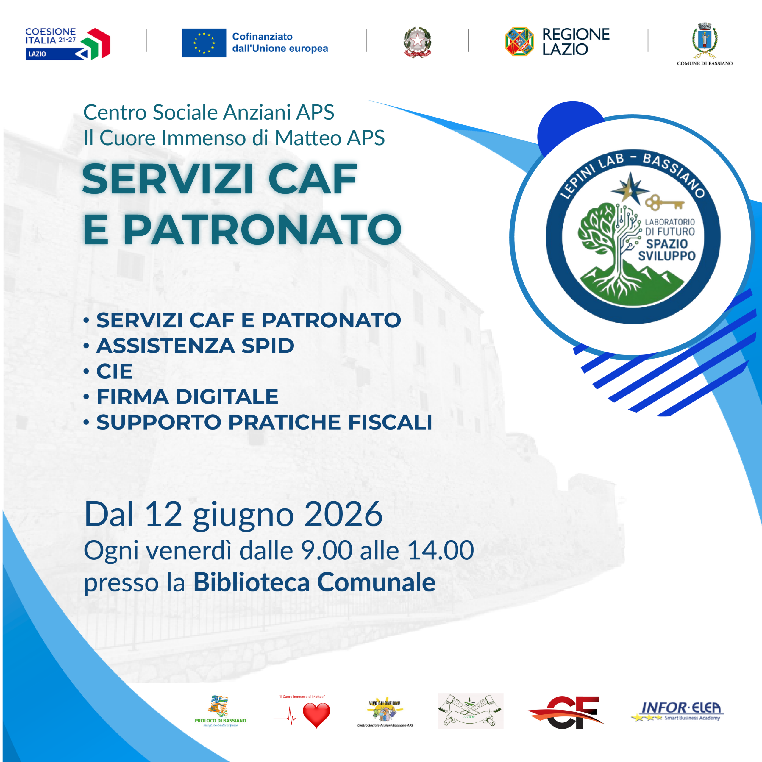 Servizi CAF e Patronato - Visit Bassiano