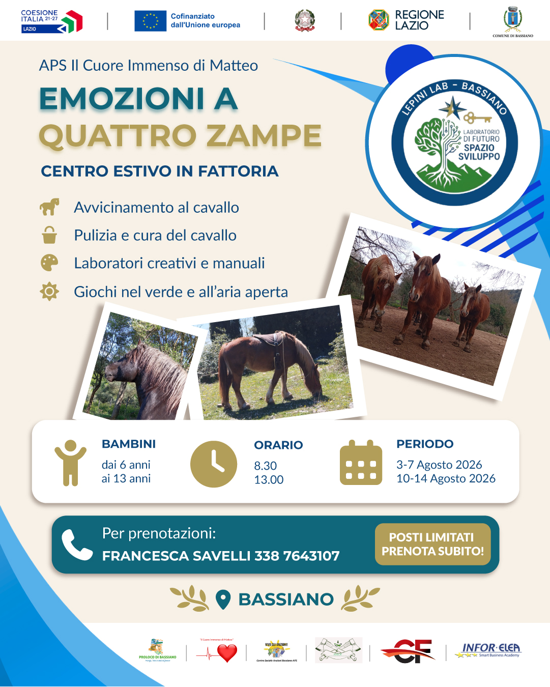 bassiano emozioni a 4 zampe cura cavallo