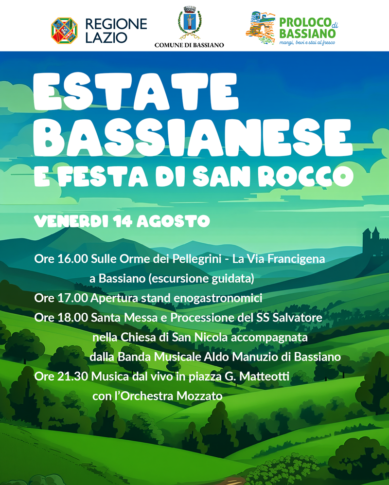 estate bassianese - visit bassiano