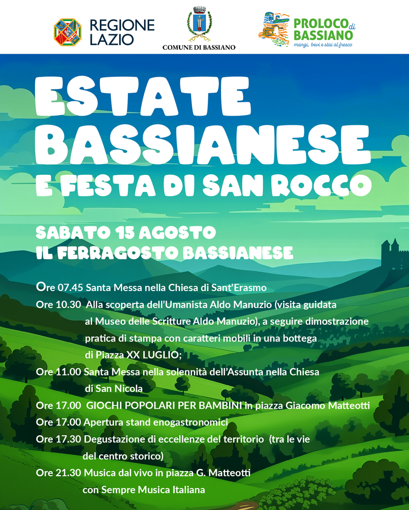 estate bassianese - visit bassiano