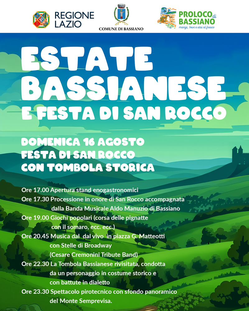 estate bassianese - visit bassiano