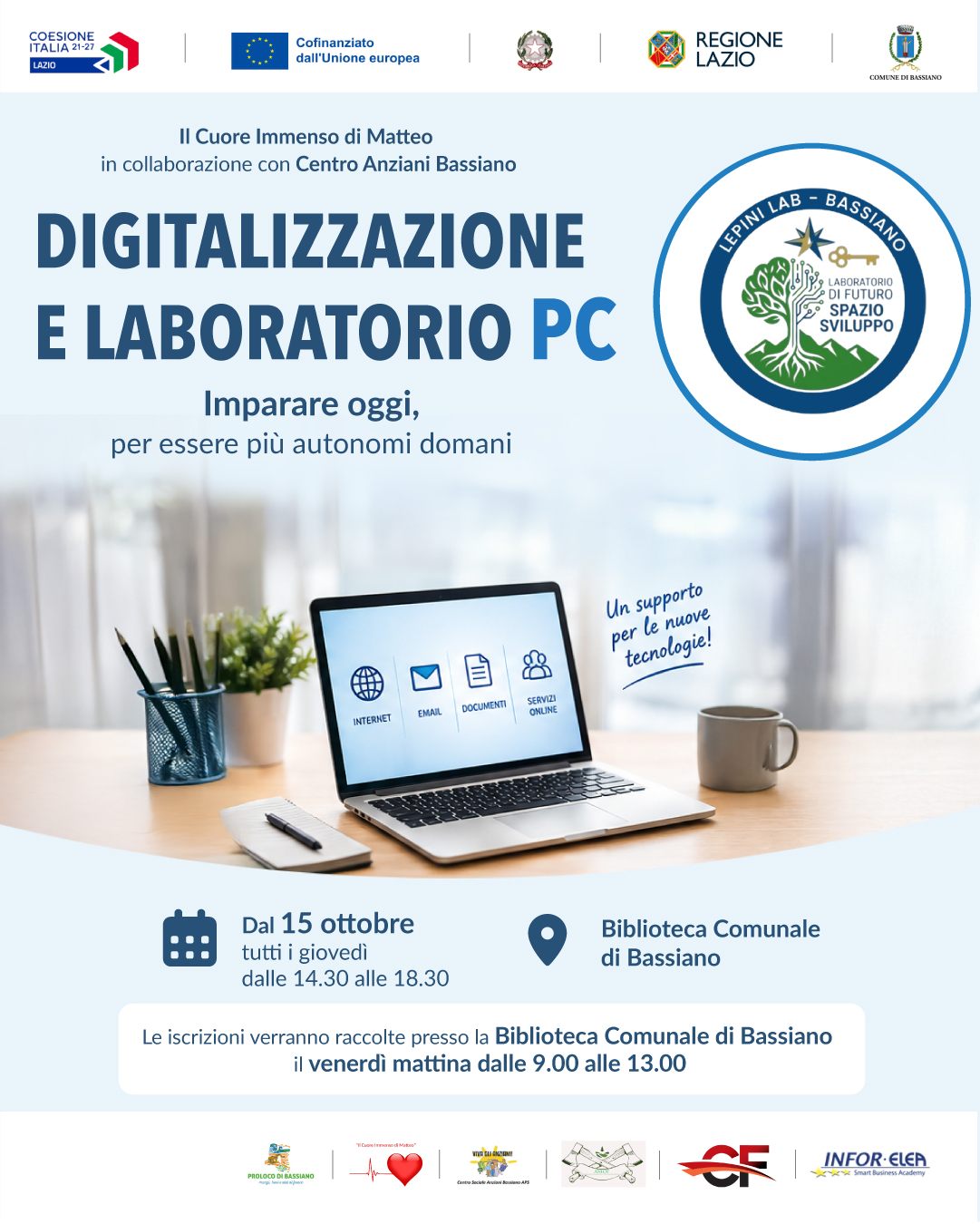 digitalizzazione laboratorio pc bassiano